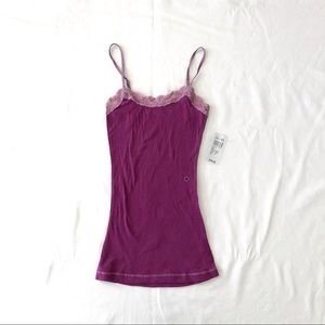 Delia’s Aimee Lace Trim Cami / Size XS